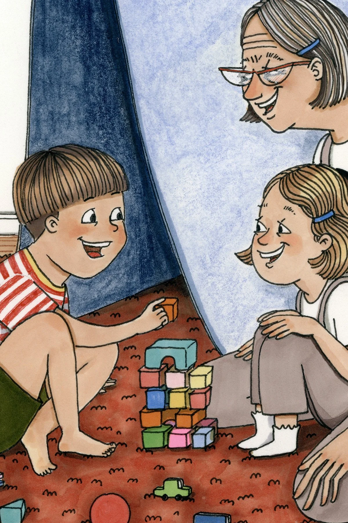 Abue's Inner Child art print by Amanda Oleander. — AMANDA OLEANDER